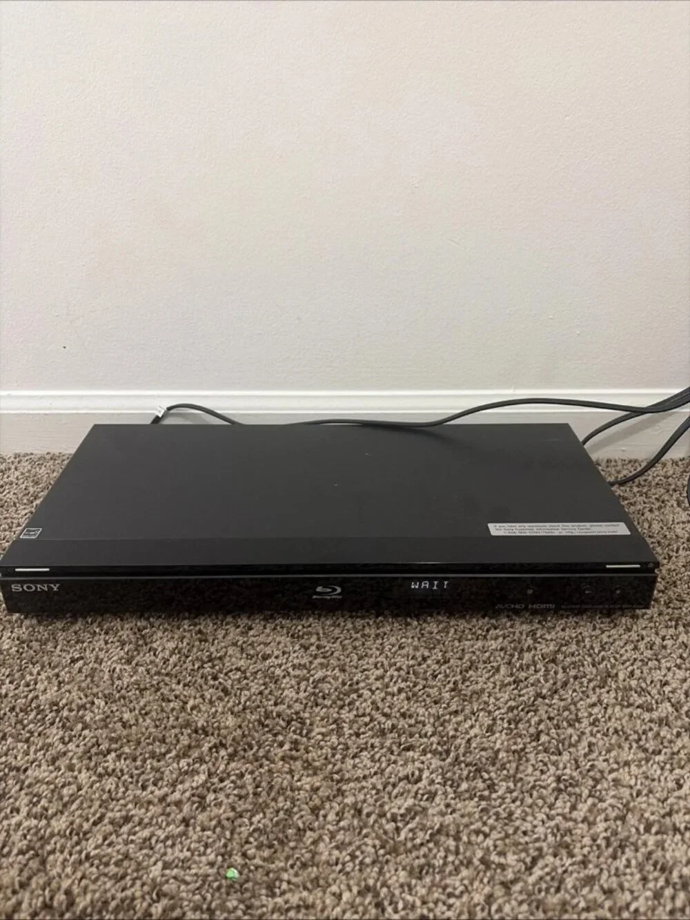 Sony BDP-S360 1080p Blu-Ray Disc/DVD Player + Power Cord TESTED